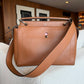 Bolsa Fendi Dotcom Marrom