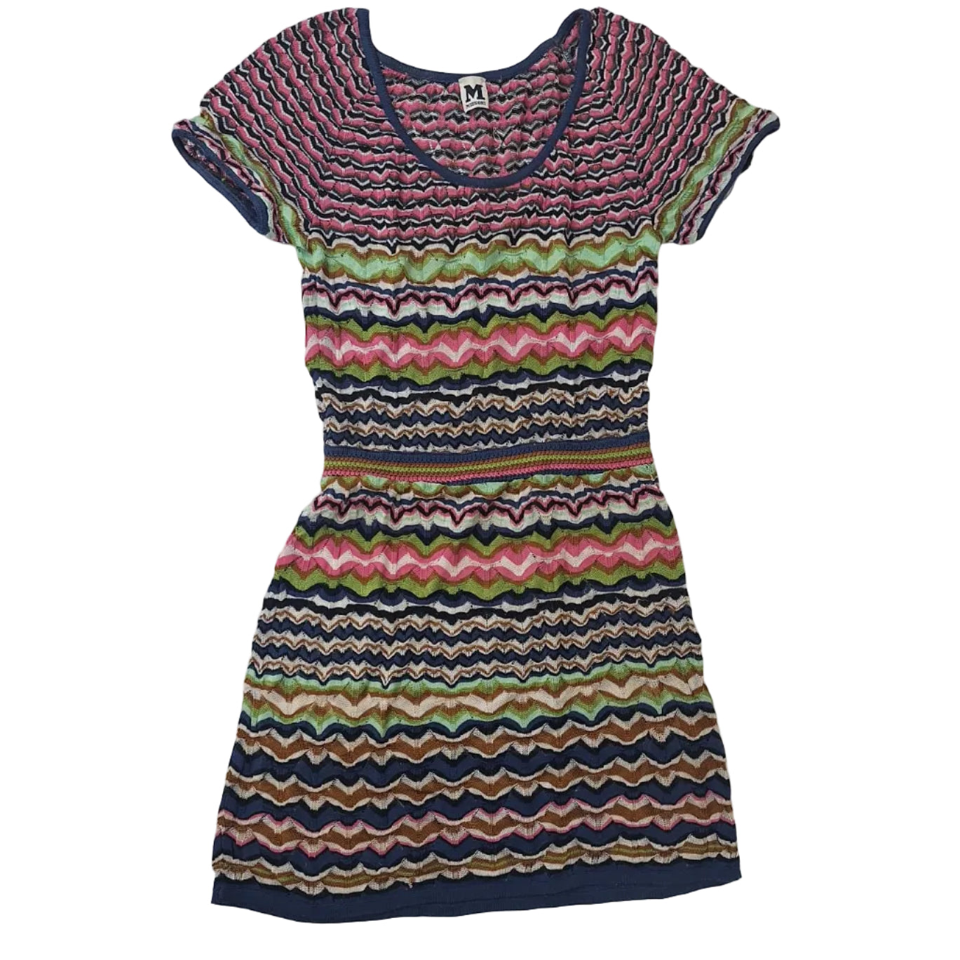 Vestido Missoni Estampa Zigzag Tam 42 Br