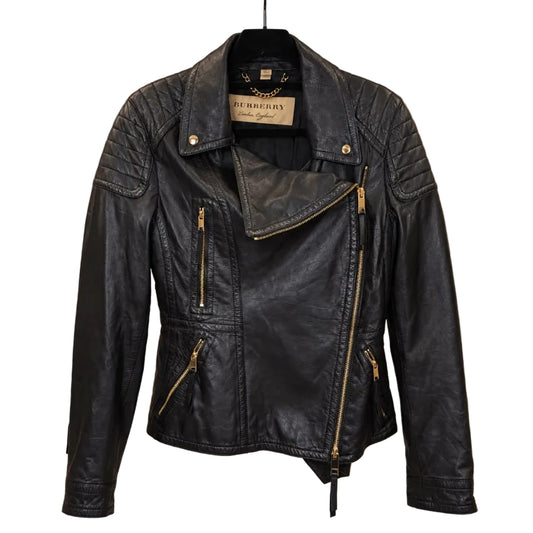 Jaqueta Burberry Preta Tam 38 BR