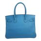⁠Bolsa Hermès Birkin 30 Togo Azul
