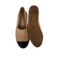 Espadrille Chanel Bicolor Bege Tam 35 BR