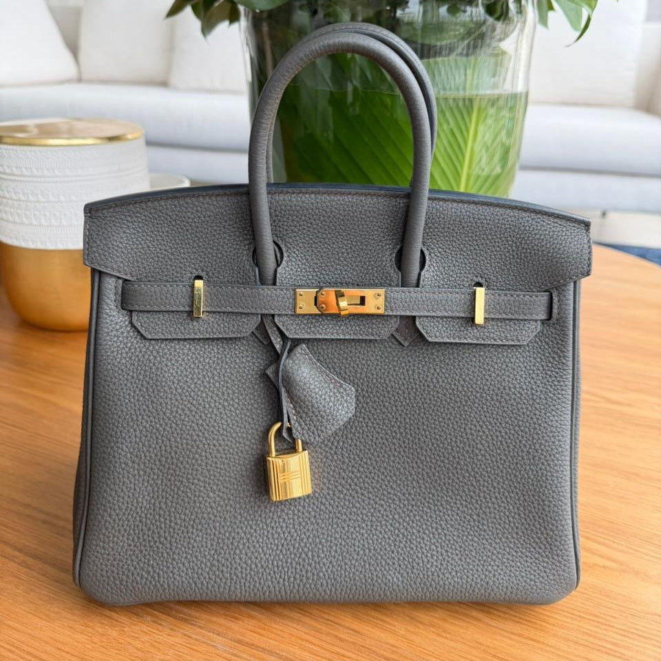 Bolsa Hermès Birkin Vert de Gris 25