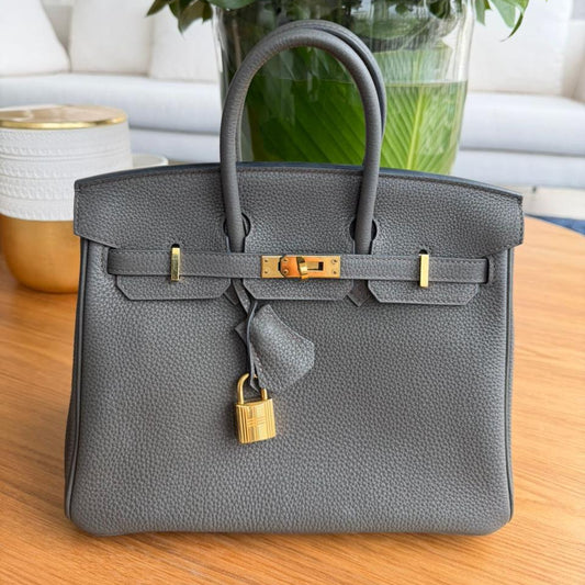 Bolsa Hermès Birkin Vert de Gris 25