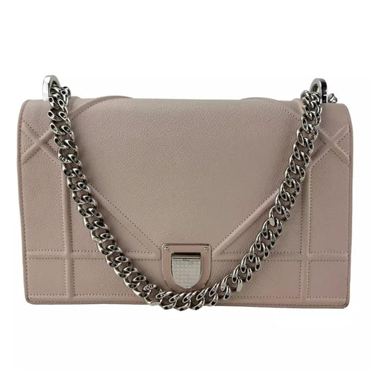 Bolsa Dior Diorama Messenger Bege Média