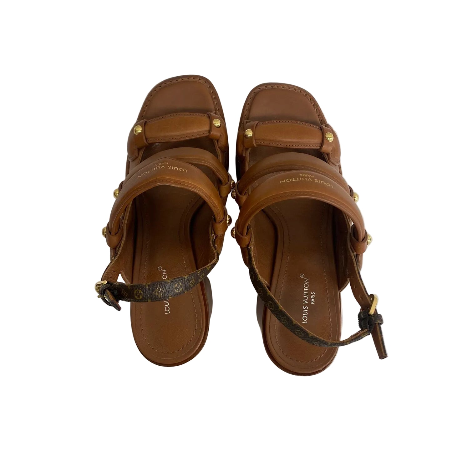 Sapato Louis Vuitton Caramelo Tam 36 Br