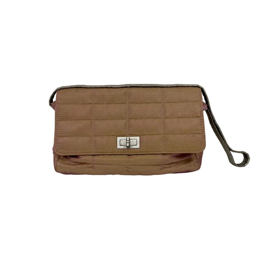 Bolsa Chanel 2.55 Vintage Mademoiselle Flap Furta Cor Rosa e Bege