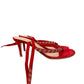 Sandalia Gianvito Rossi Vermelha Tam 36,5 Br