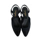 Sapato Chanel Slingback Flats Preto Tam 37,5 BR