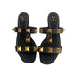 Rasteira Valentino Com Studs Preta Tam 36,5 BR