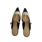 Scarpin Christian Dior Bicolor Preto e Off White Tam 34 Br