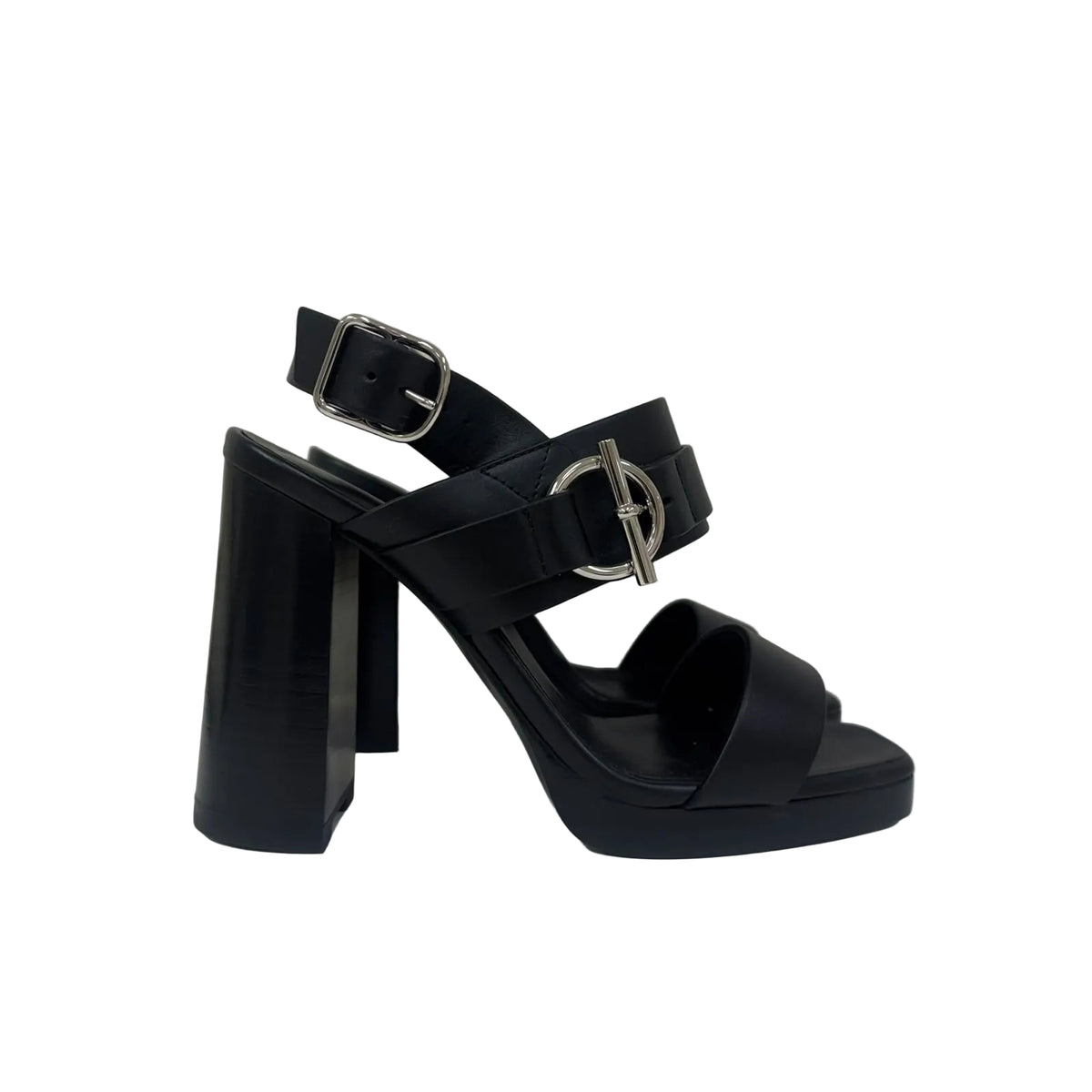 Sandália Hermès Keen 90 Preta Tam 34,5 Br