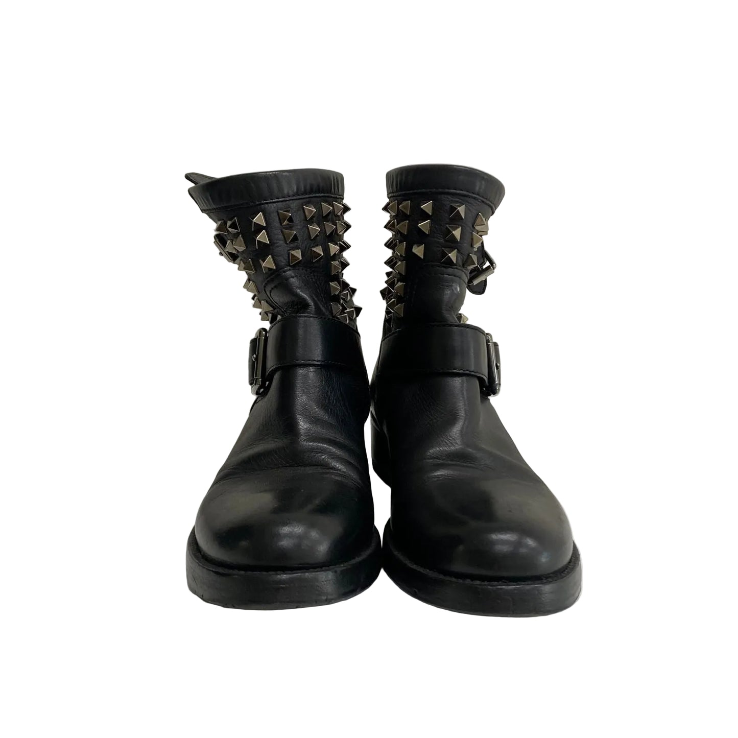 Bota Valentino Preta Com Spikes Tam 35 Br