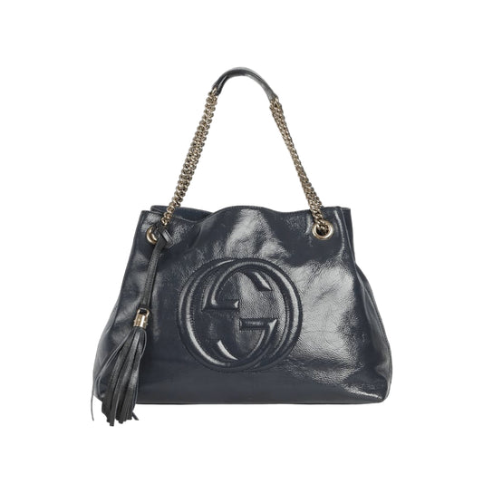 Bolsa Gucci Soho Preta