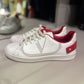 Tenis Valentino Branco e Vermelho Tam 35,5 Br