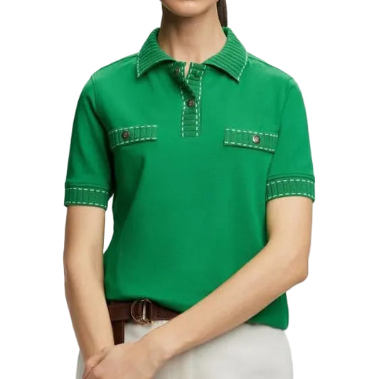 Blusa Carolina Herrera Verde Tam P BR