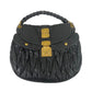 Bolsa Miu Miu Matelassé Coffer Hobo Preta