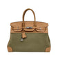 Bolsa Hermès Birkin Vache Naturelle e Vert Olive 35