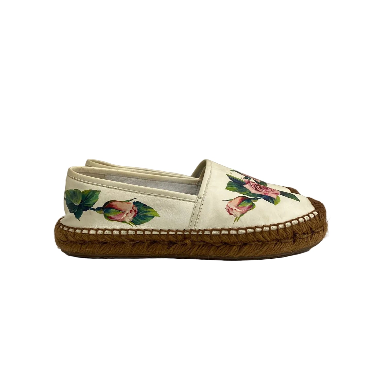 Espadrille Dolce&Gabbana Estampado Flor Tam 37 Br
