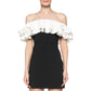 Vestido Staud Bicolor Tam 38 Br
