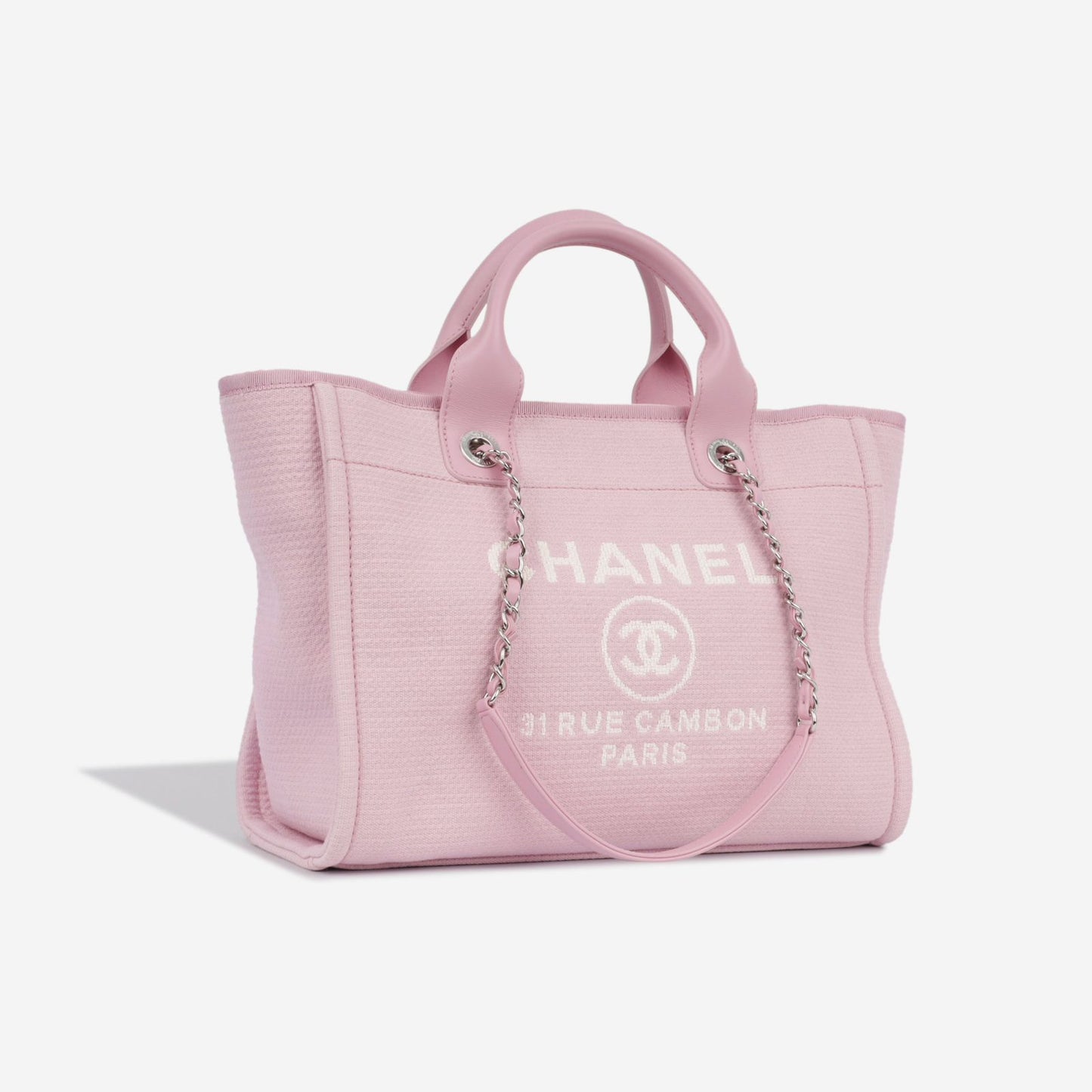 Bolsa Chanel Deauville Rosa Claro
