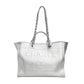 Bolsa Chanel Deauville Metalic Prata