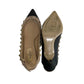 Scarpin Valentino Preto e Bege Tam 34 Br