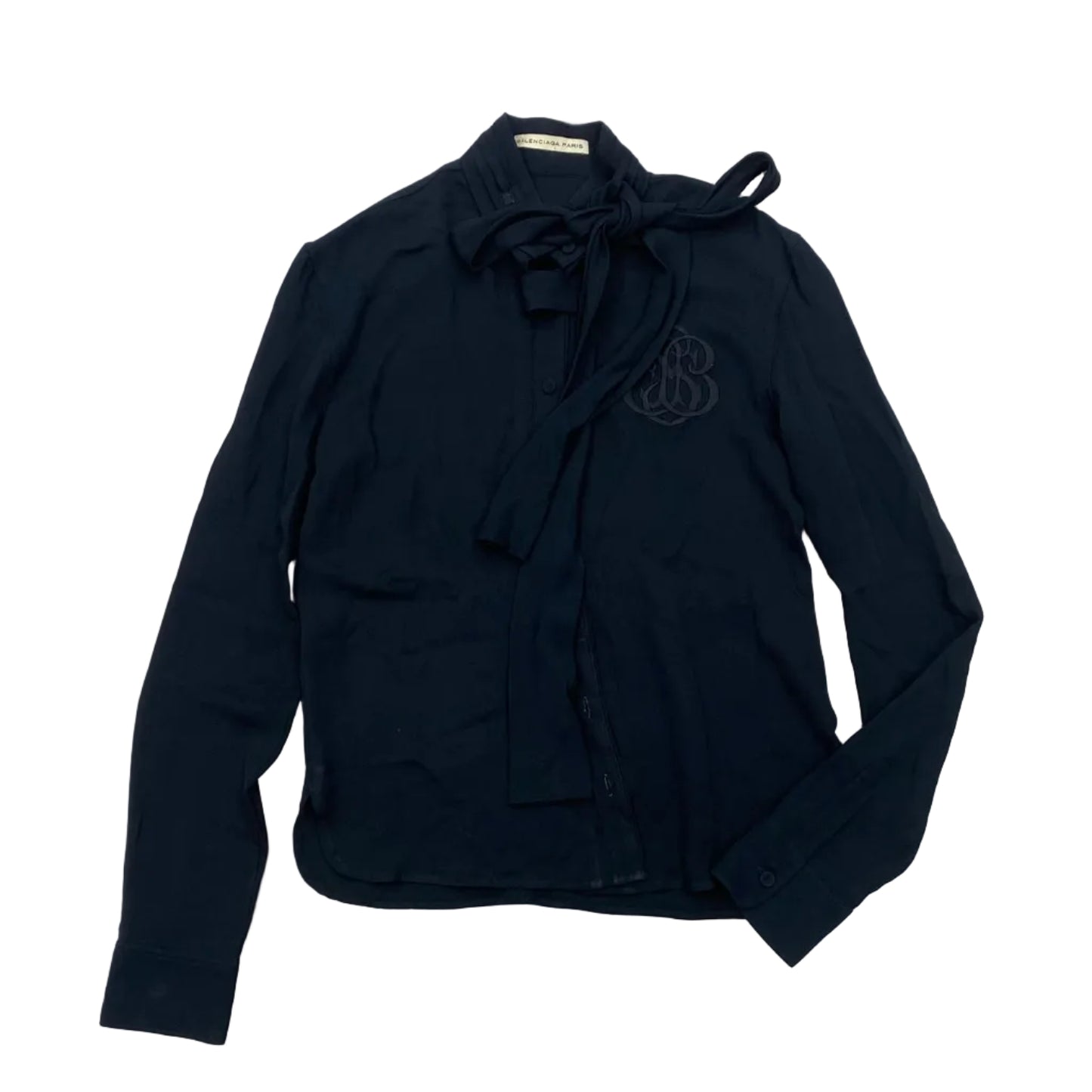 Camisa Balenciaga Preta Tam 38 BR