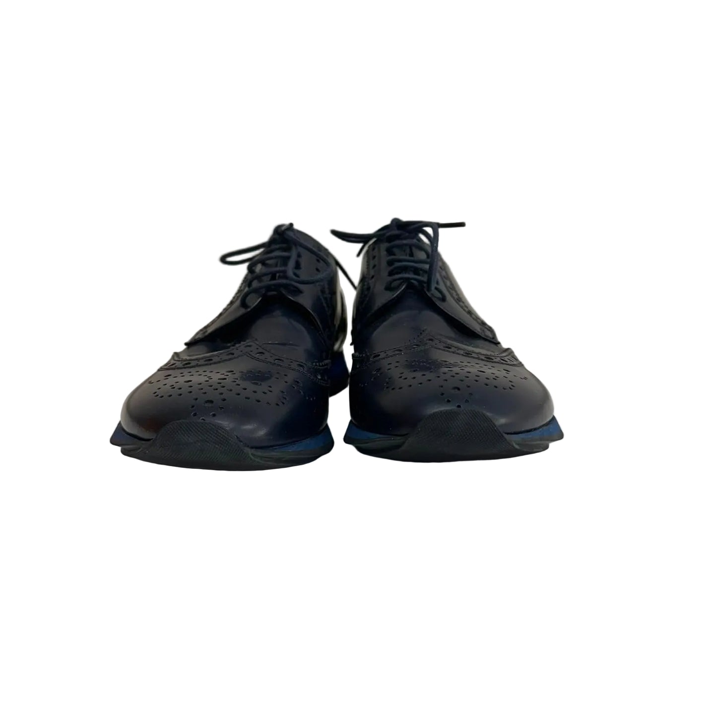 Tenis Prada Preto Sola Azul Tam 36,5 Br