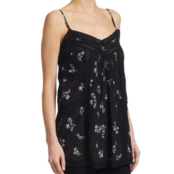 Blusa Zimmermann Regata Preta Bordada Tam 36 Br