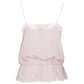 Blusa Chloé Rosa Com Renda Tam 36 BR