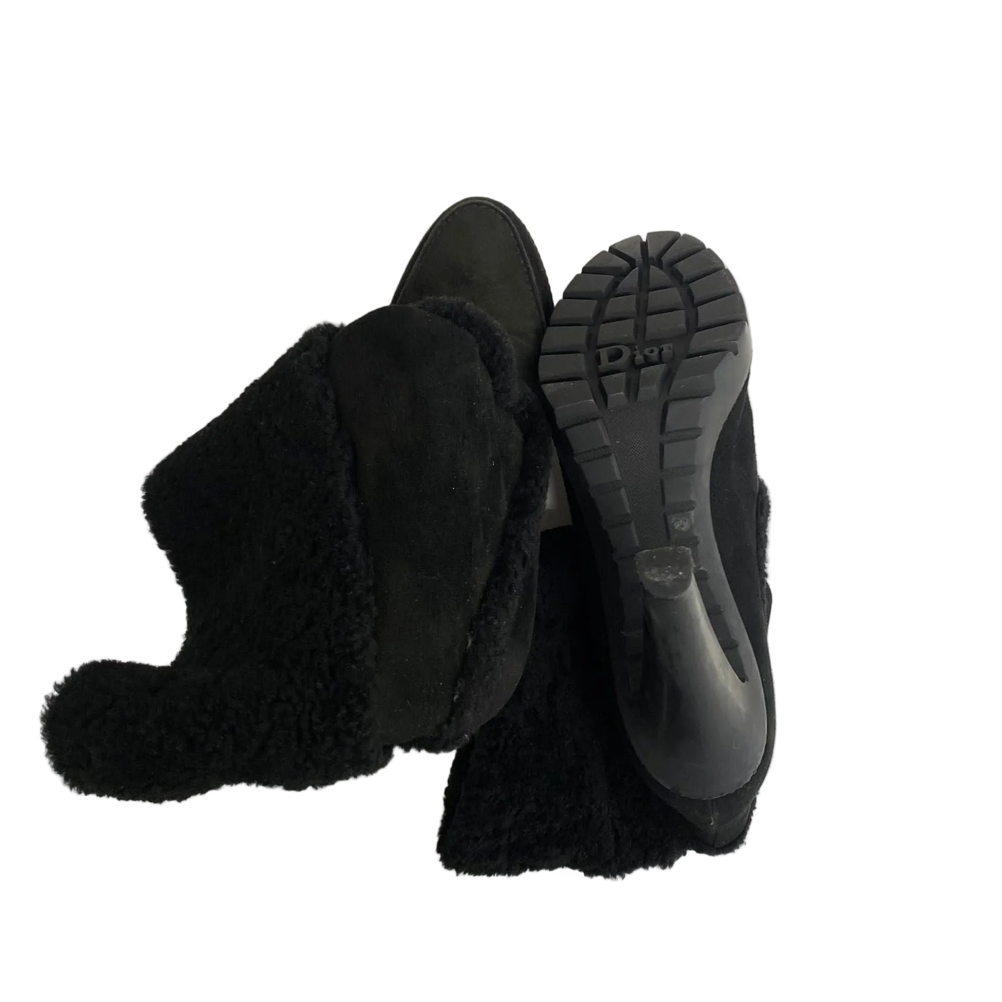 Bota Dior Pelinho Preta Tam 38 Br