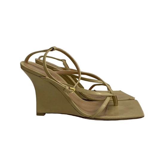 Sandalia Bottega Veneta Bege Tam 36 Br