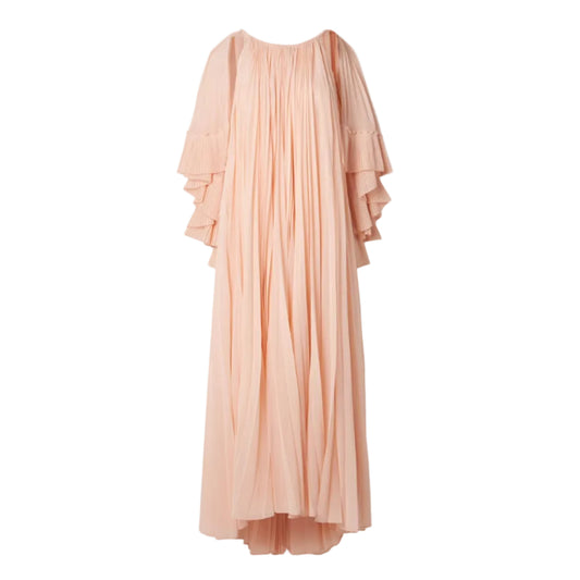 Vestido Zimmermann Plissado Rose Tam PP Br
