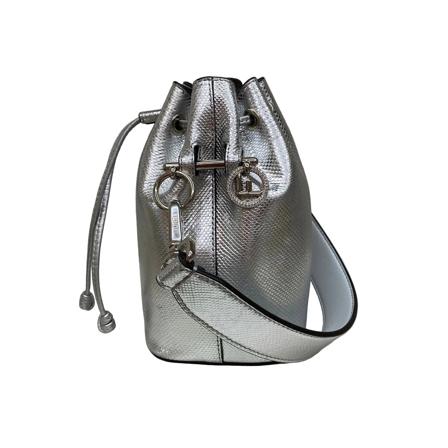 Bolsa Fendi Bucket Prata