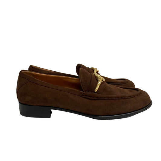 Mocassim Valentino Marrom Camurca Tam 37 Br