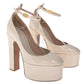 Sapato Valentino Tan-Go Plataform Pump Creme Tam. 36 Br