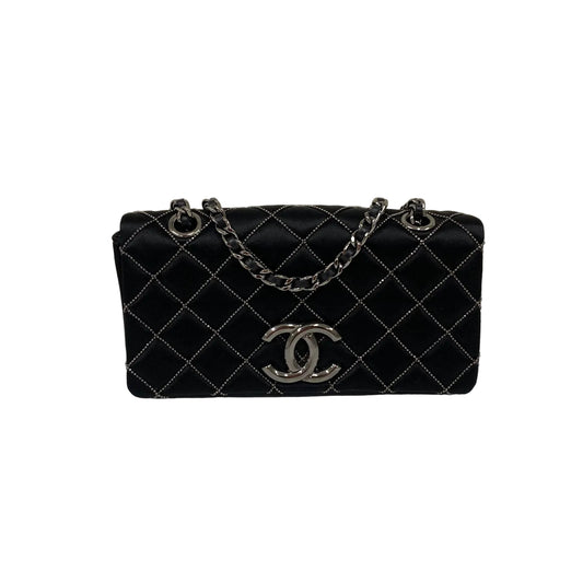 Bolsa Chanel Preta Strass