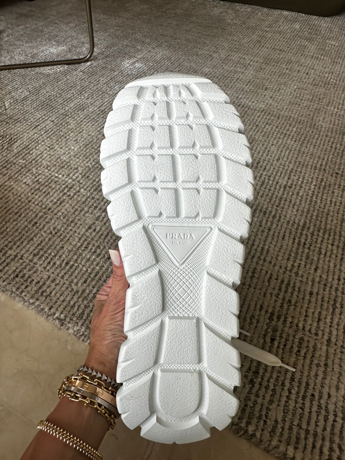 Tênis Prada Branco Tam. 37,5 BR