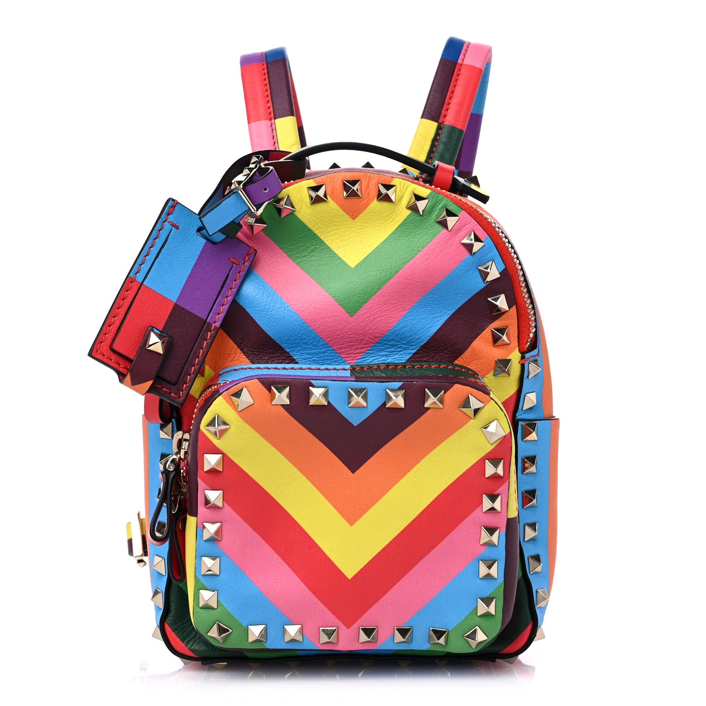 Mochila Valentino Mini Rockstud Colorida