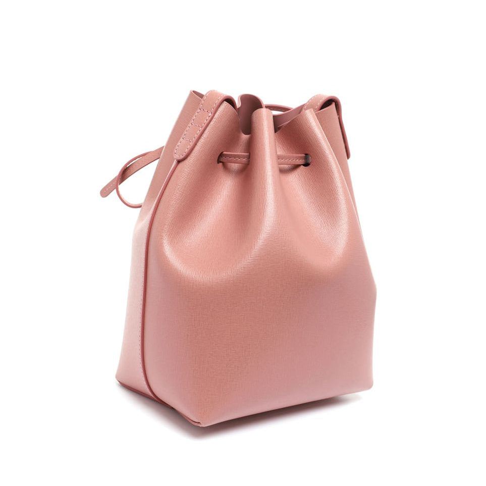 Bolsa Mini Bucket Mansur Gavriel Rosa