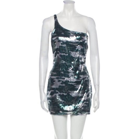 Vestido Balmain Paete Estampado Tam 36 Br