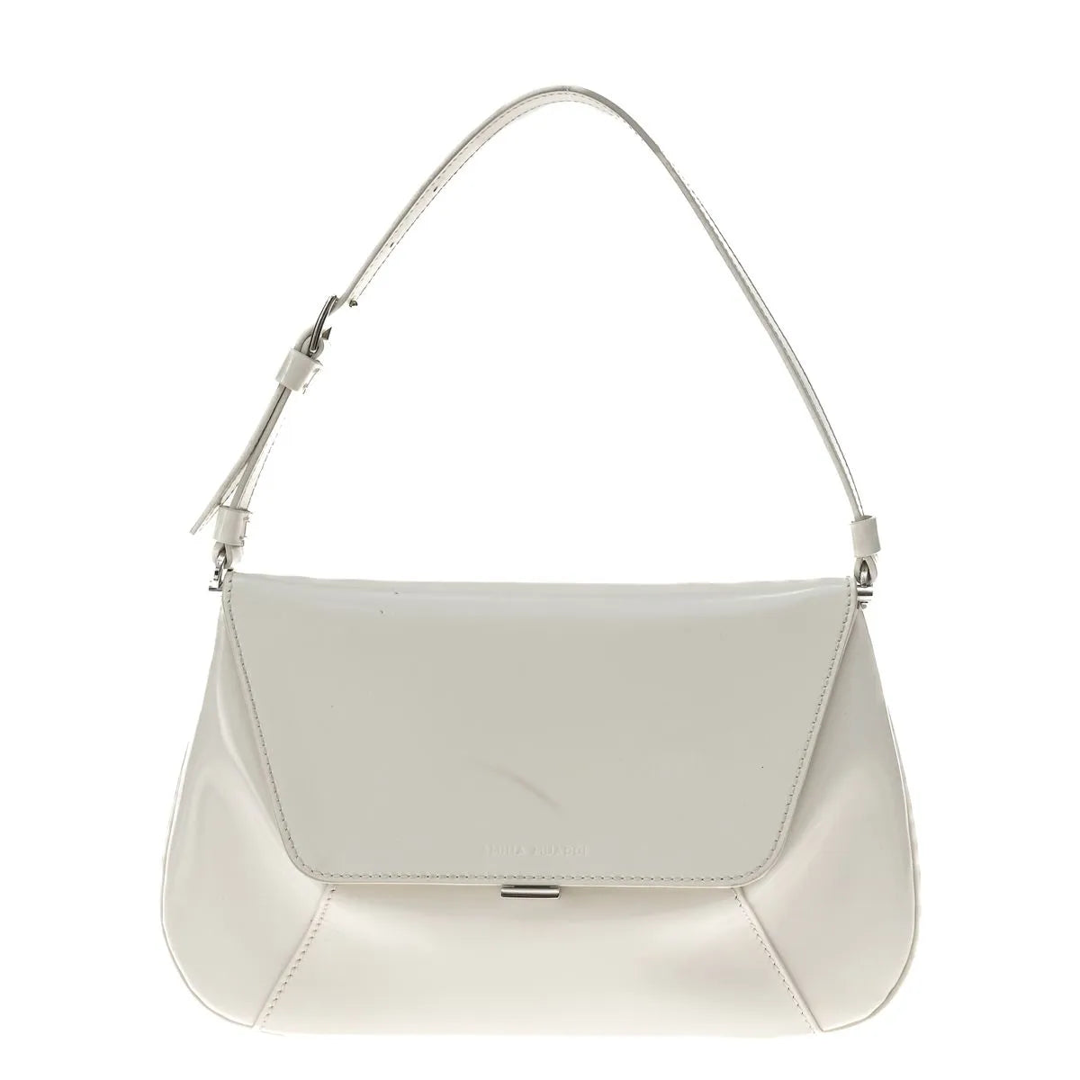 Bolsa Amina Muaddi Ami Mini Shoulder Bag Branca