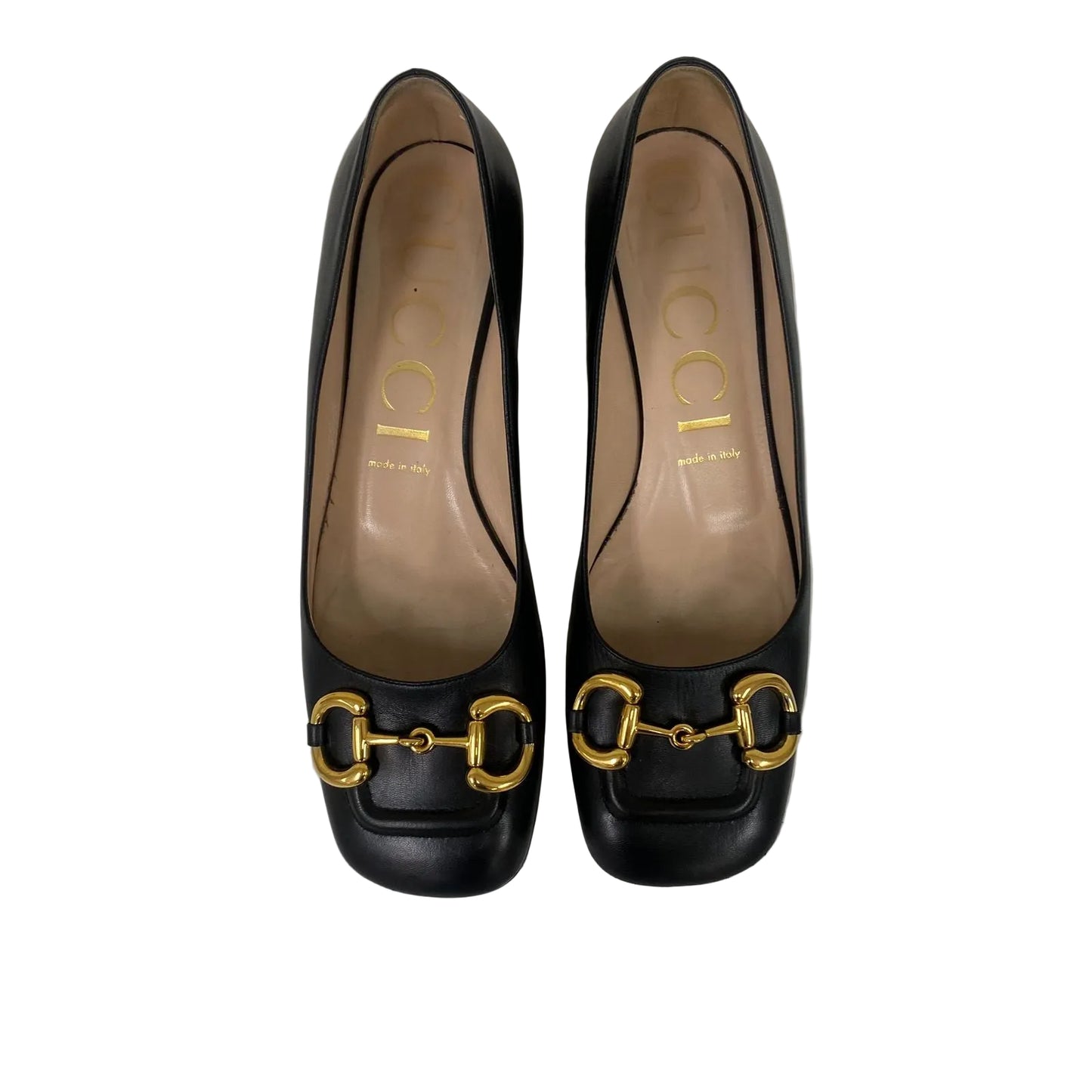 Sapatilha Gucci Horsebit Couro Preto Tam 35,5 BR