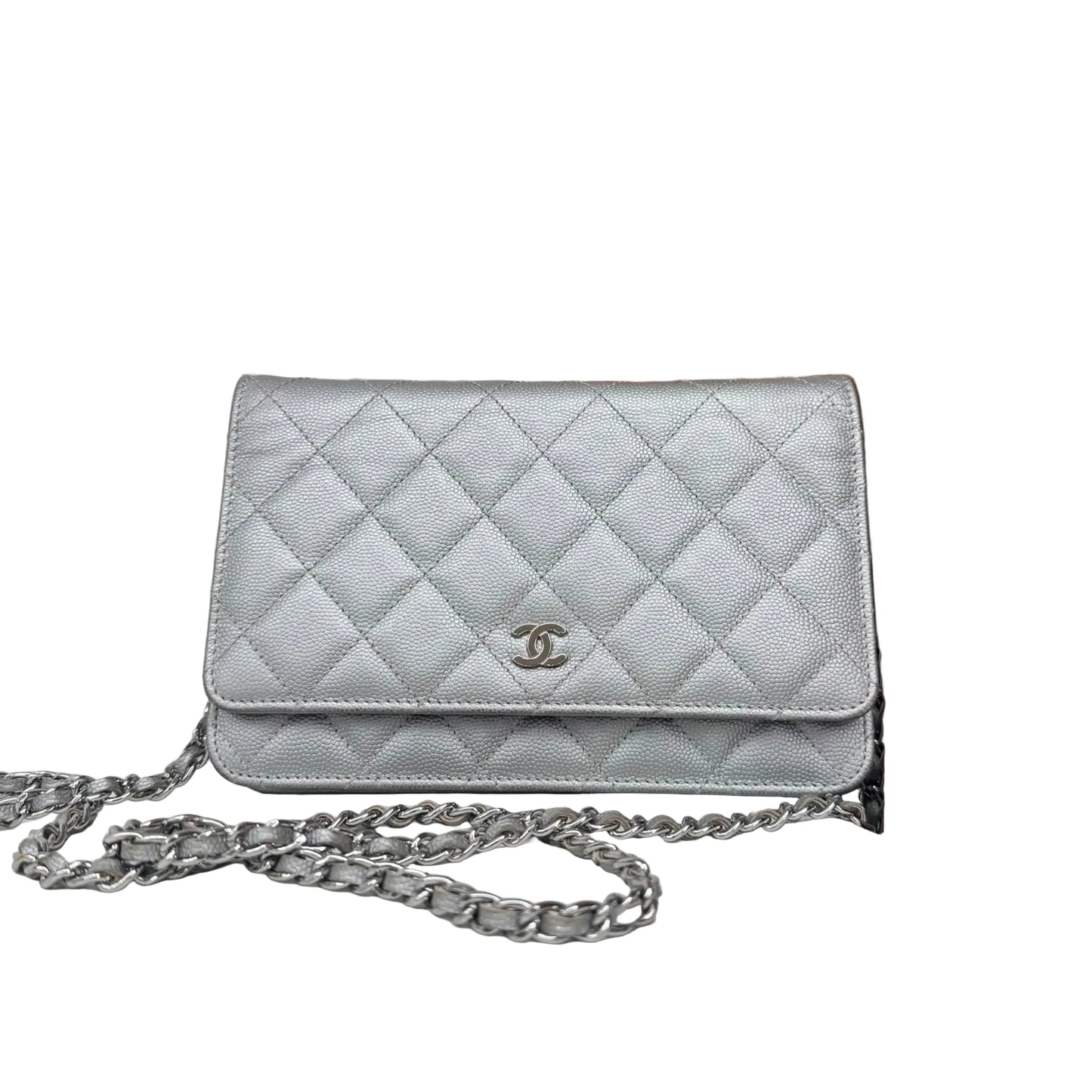 Bolsa Chanel WOC Prata