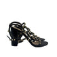 Sandalia Valentino Couro Preta Tam 36.5 BR