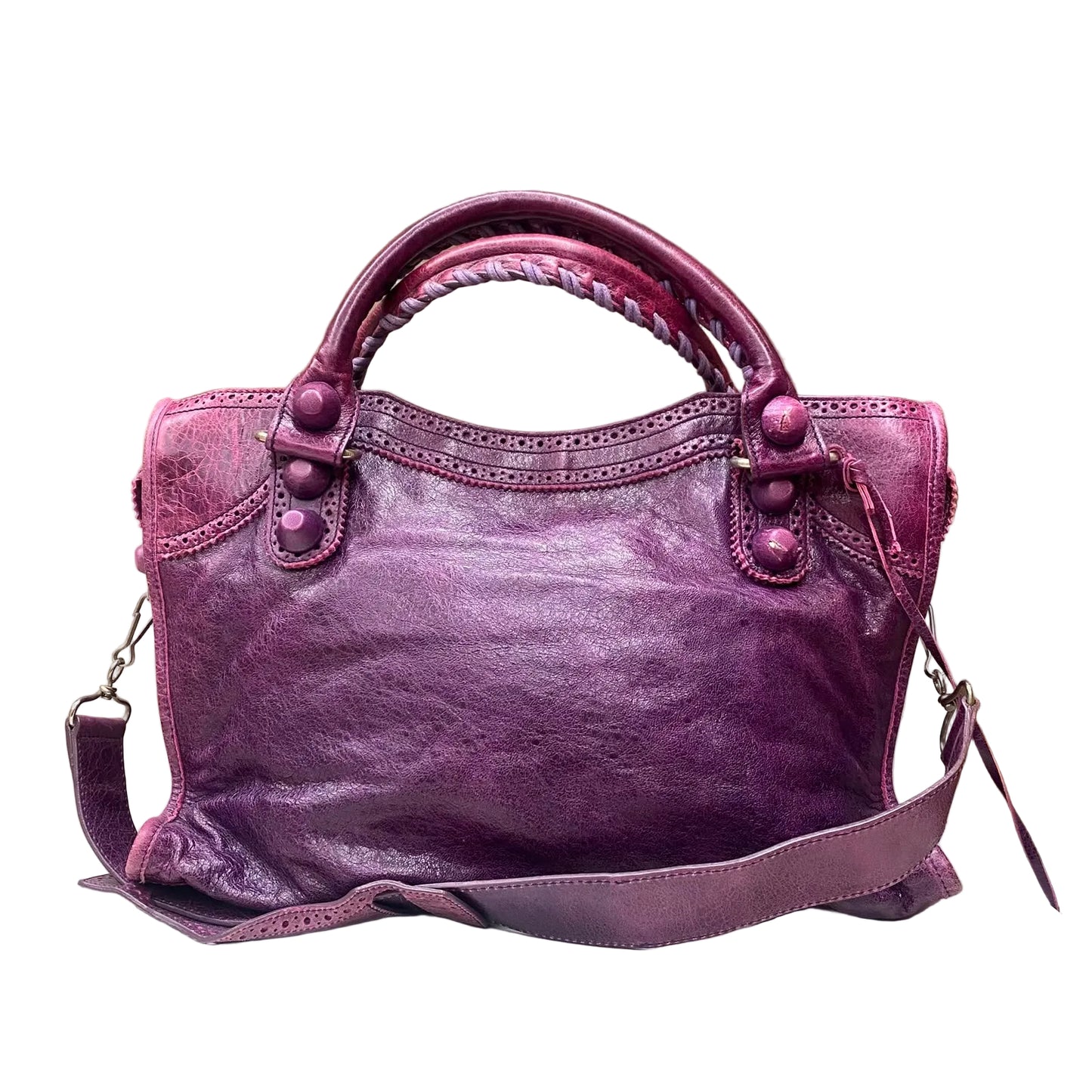 Bolsa Balenciaga City Roxa