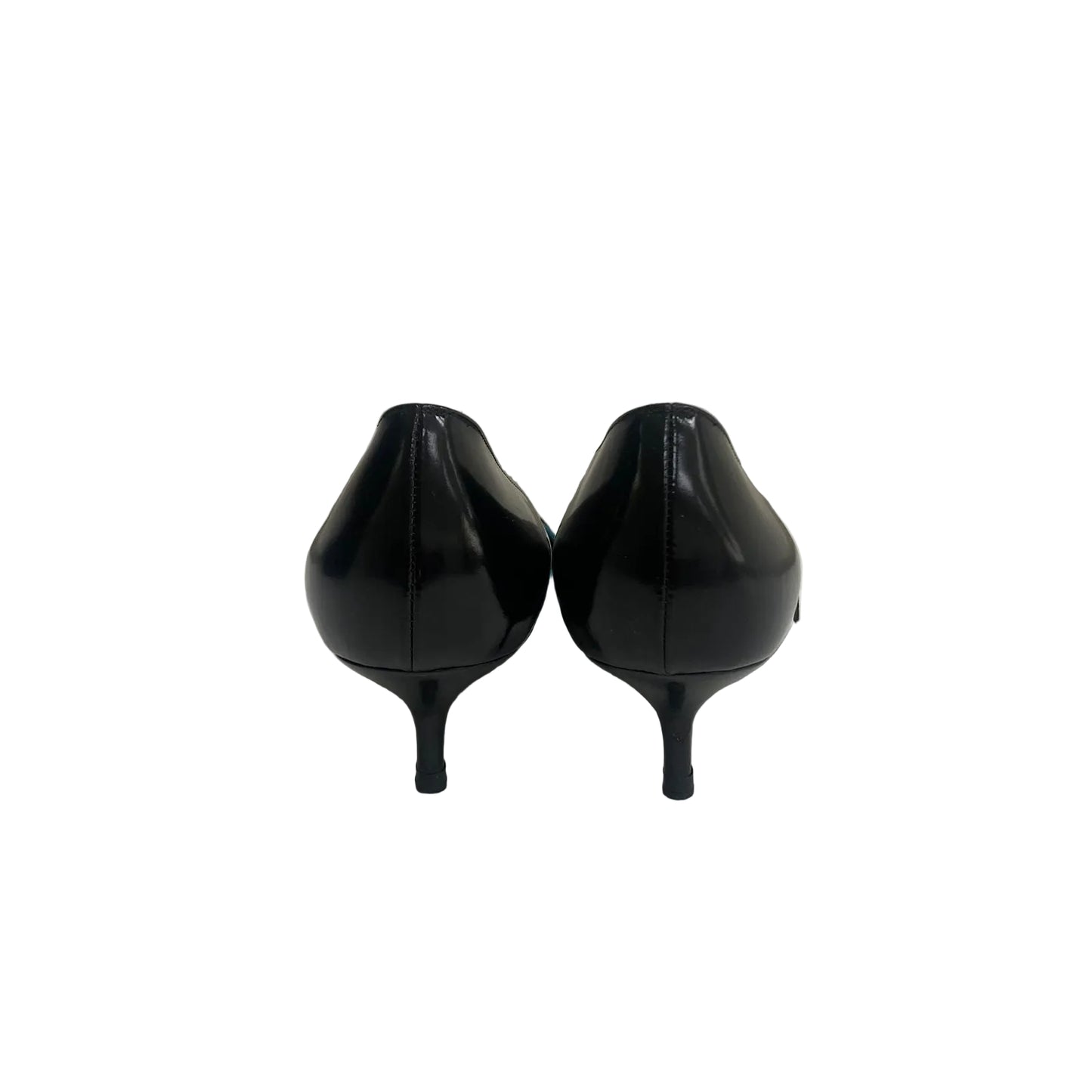Scarpin Pierre Hardy Turquesa e Preto Olho Tam 34,5 Br