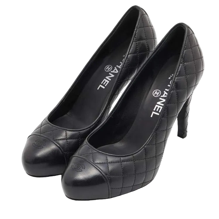 Sapato Chanel Preto Tam 36,5 Br