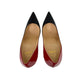 Scarpin Christian Louboutin Vermelho/Preto Tam 36,5 BR