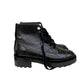 Bota Chanel Preta Detalhe em Veludo Tam 37,5 Br
